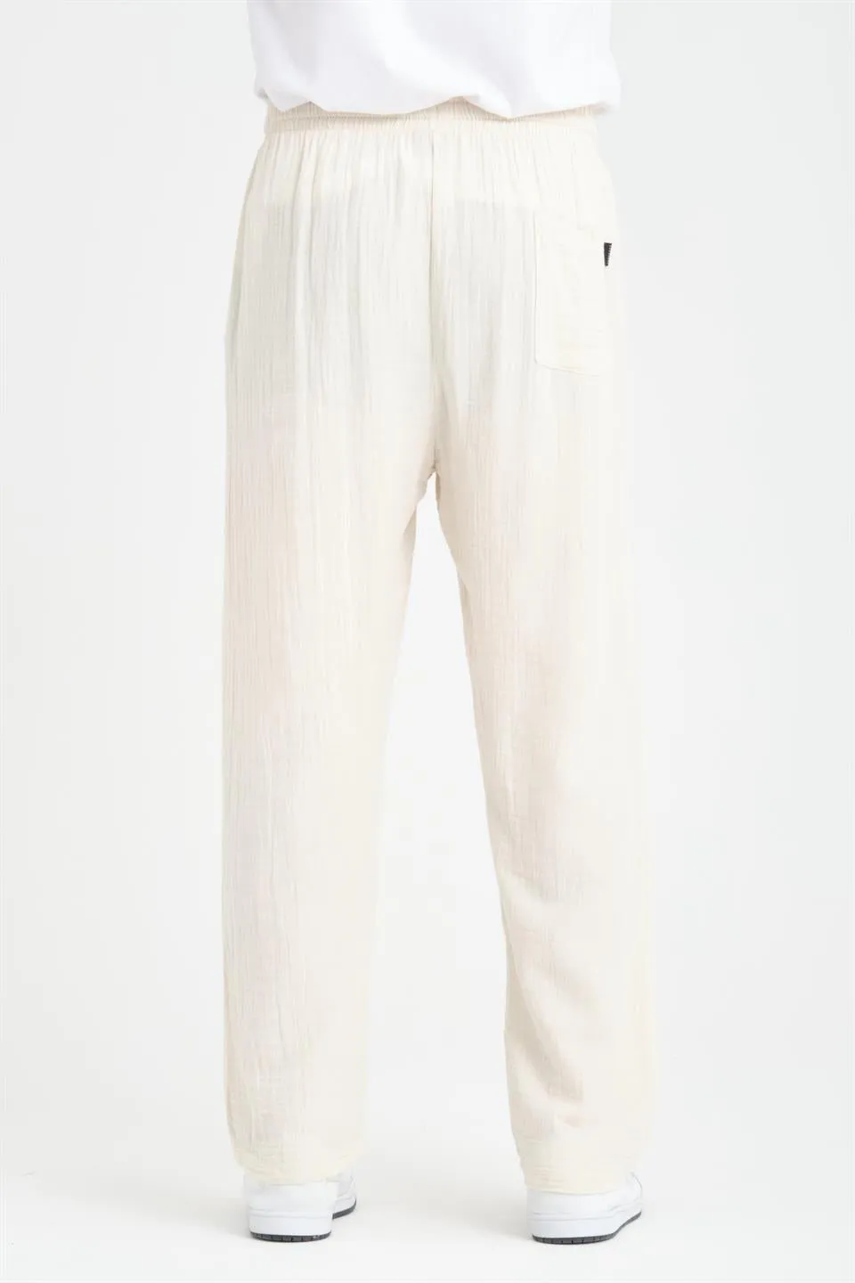 baggy kalip müslin kumaş pantolon