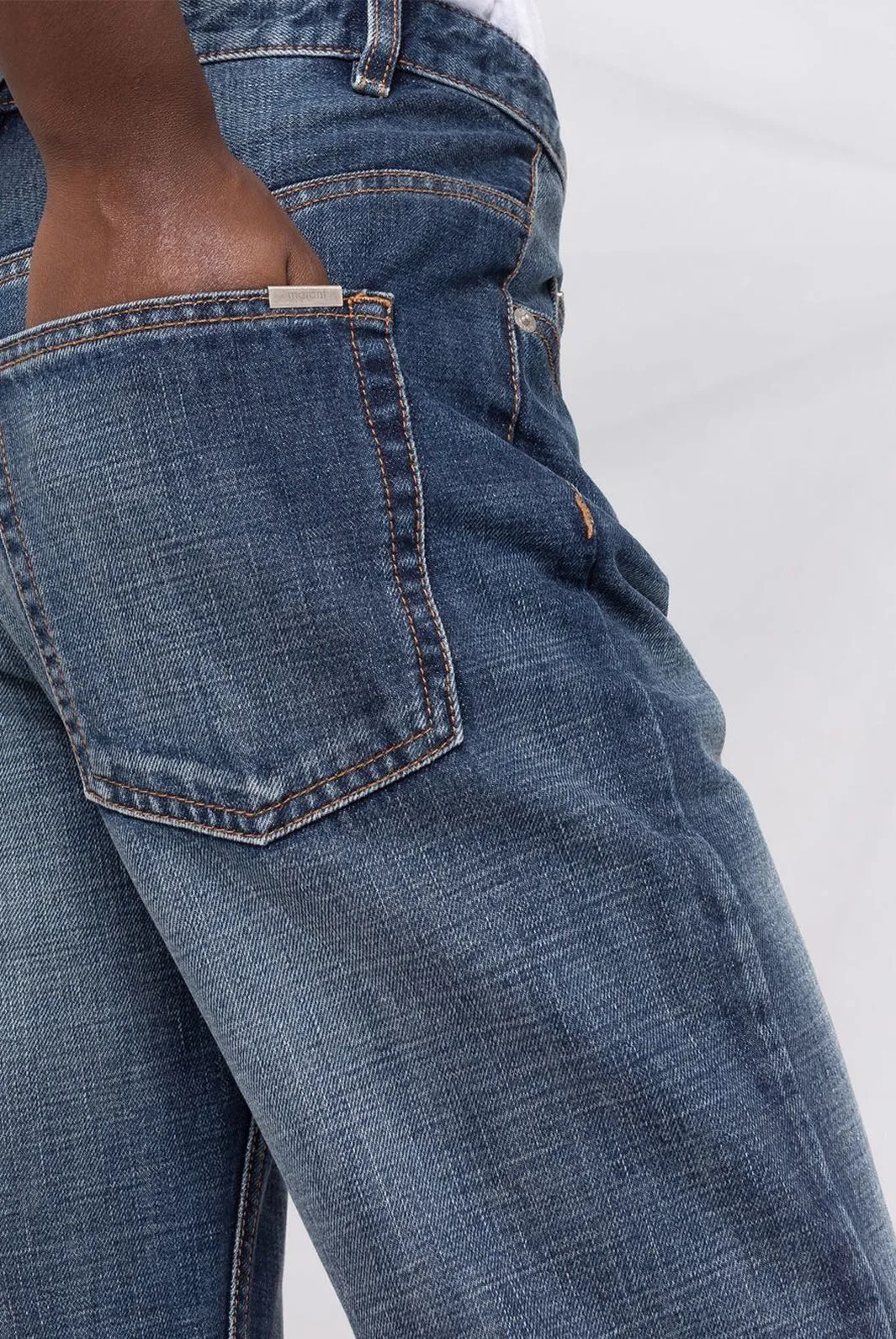 Belden high-rise straight-leg jeans