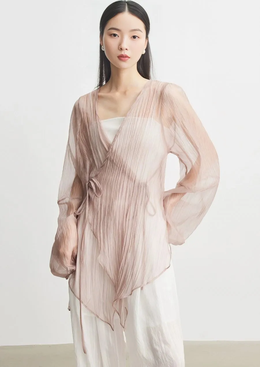 CACHECOEUR SHEER SHIRT