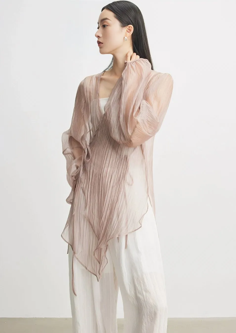 CACHECOEUR SHEER SHIRT