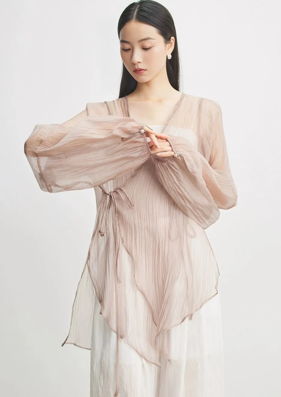 CACHECOEUR SHEER SHIRT