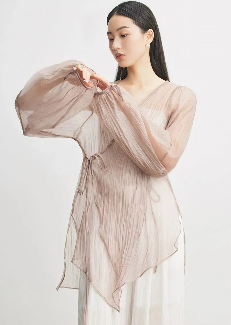 CACHECOEUR SHEER SHIRT