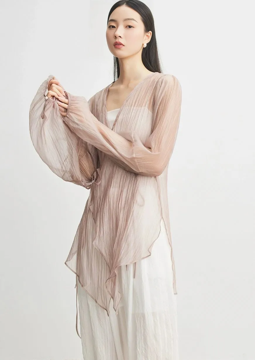 CACHECOEUR SHEER SHIRT