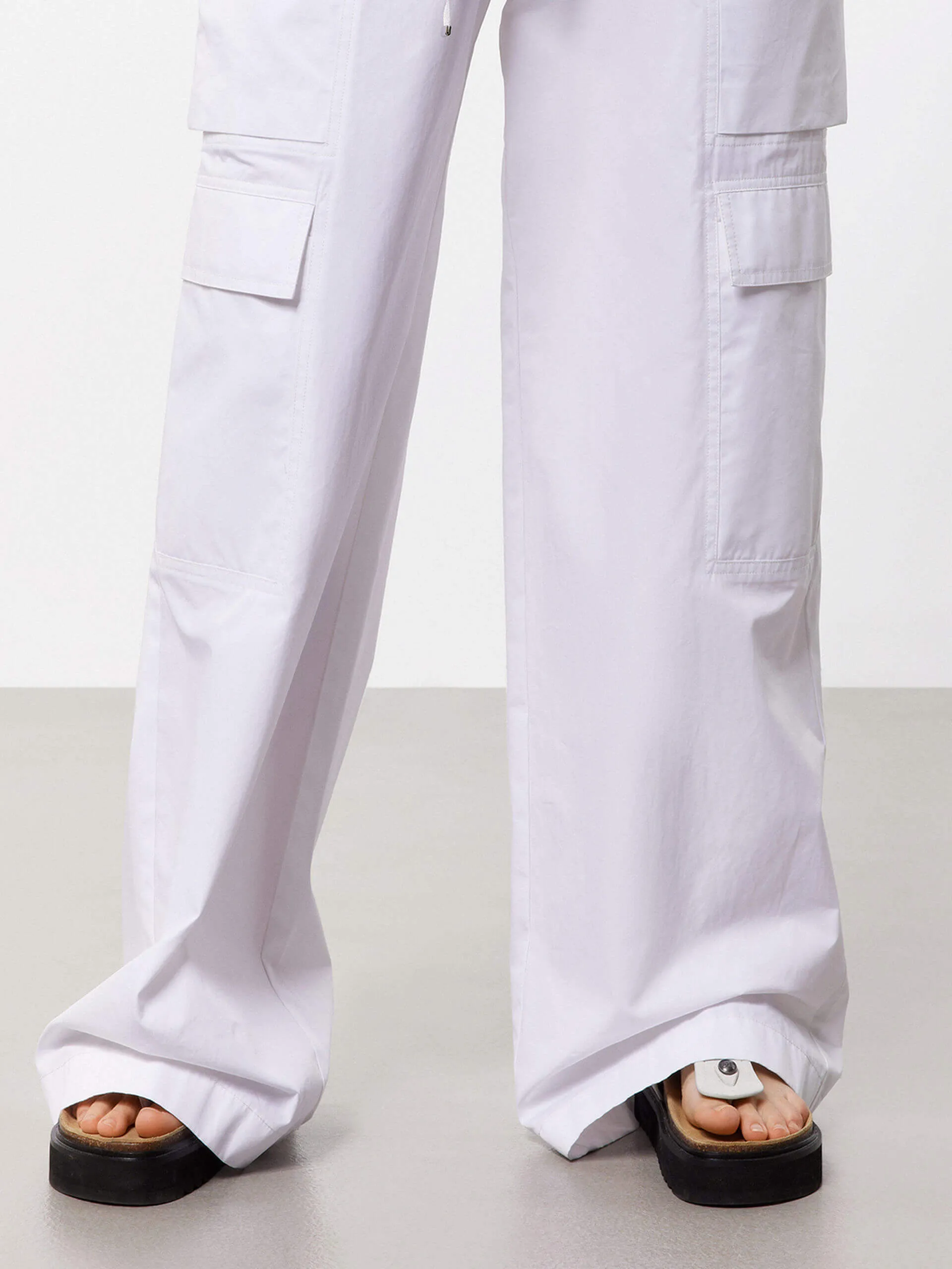 Elasticated Straight Leg Pants