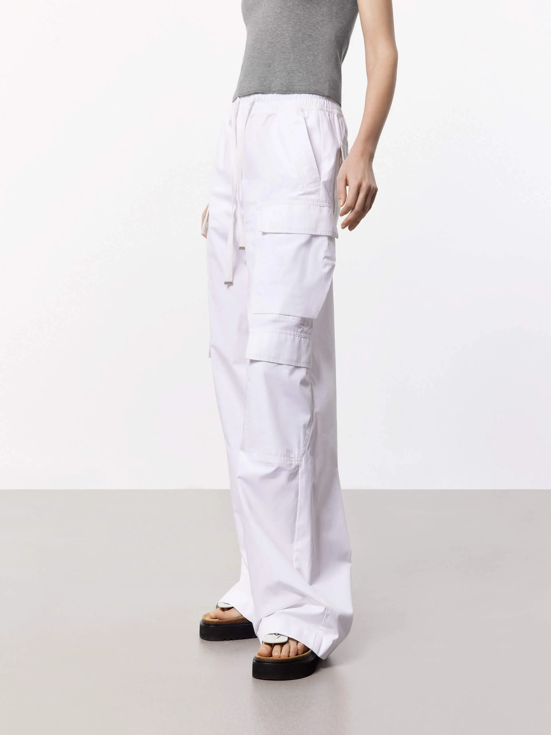 Elasticated Straight Leg Pants