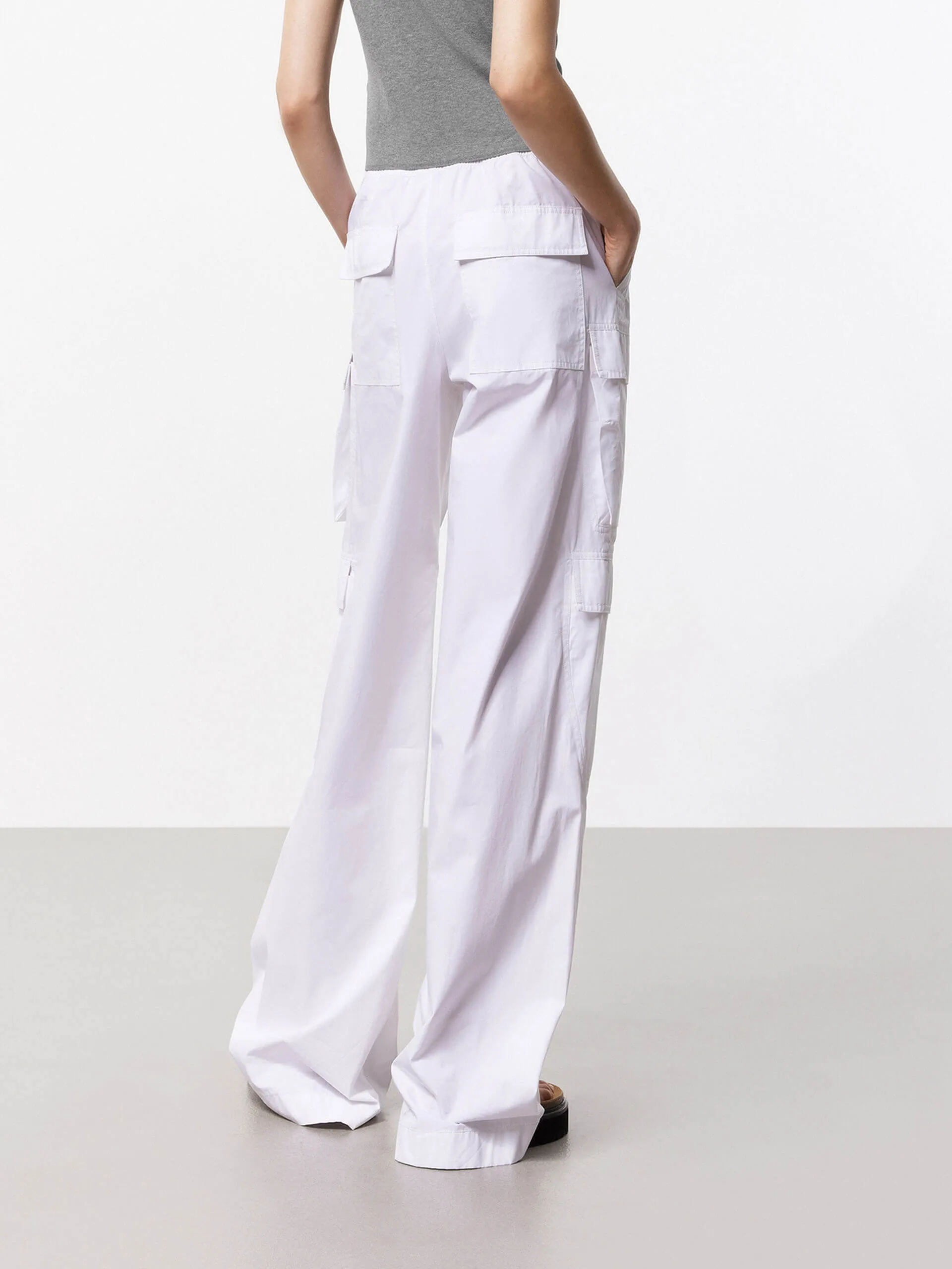 Elasticated Straight Leg Pants