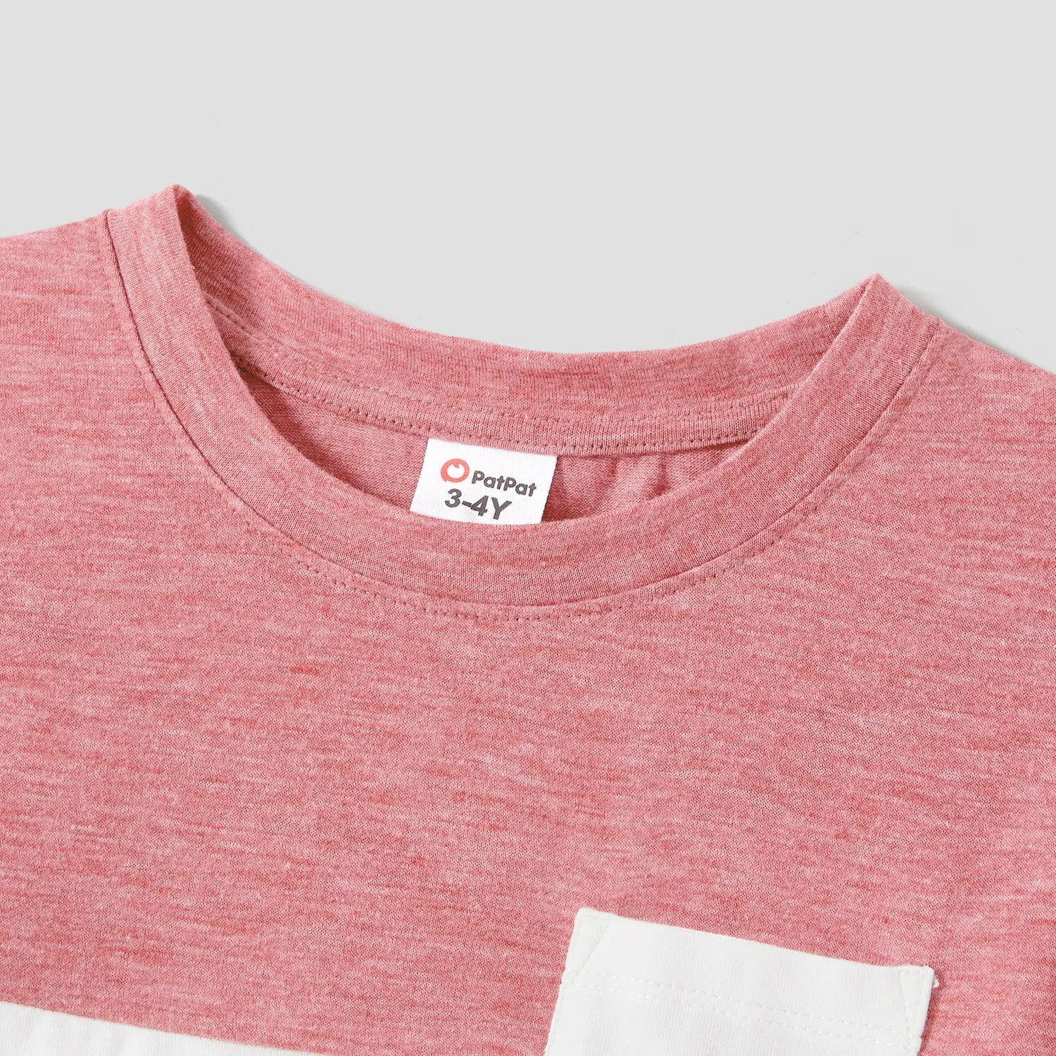 Family Matching Swiss Dot Belted Dresses and Two Tone Short-sleeve T-shirts Sets