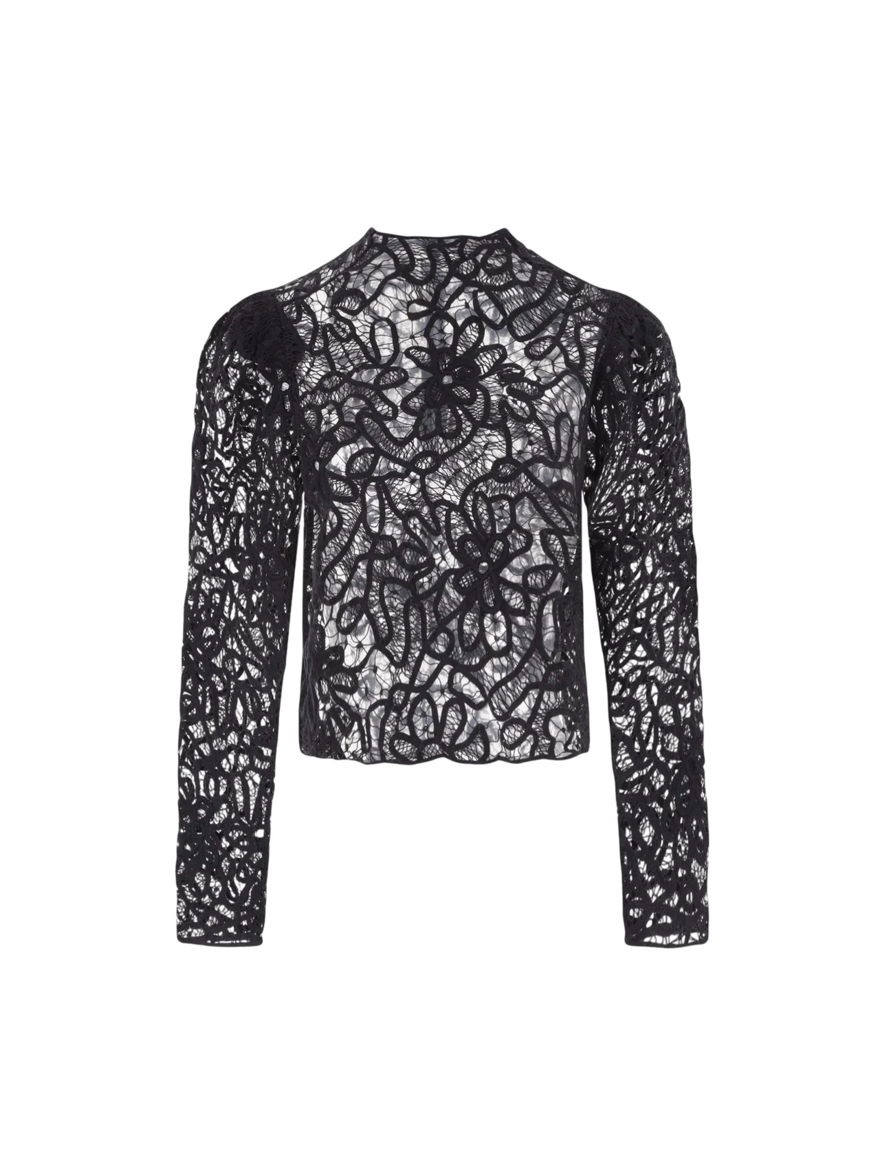 Floral Lace Cotton Top