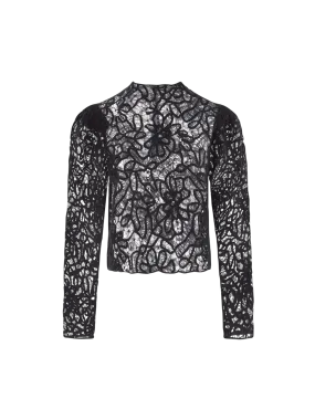 Floral Lace Cotton Top