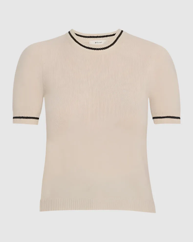 Frame The Cashmere Gathered Sweater in Cream