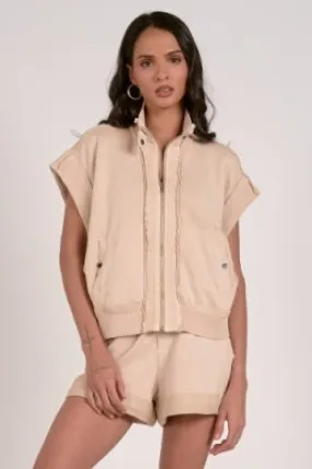French terry s/s jacket-Elan