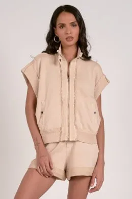 French terry s/s jacket-Elan