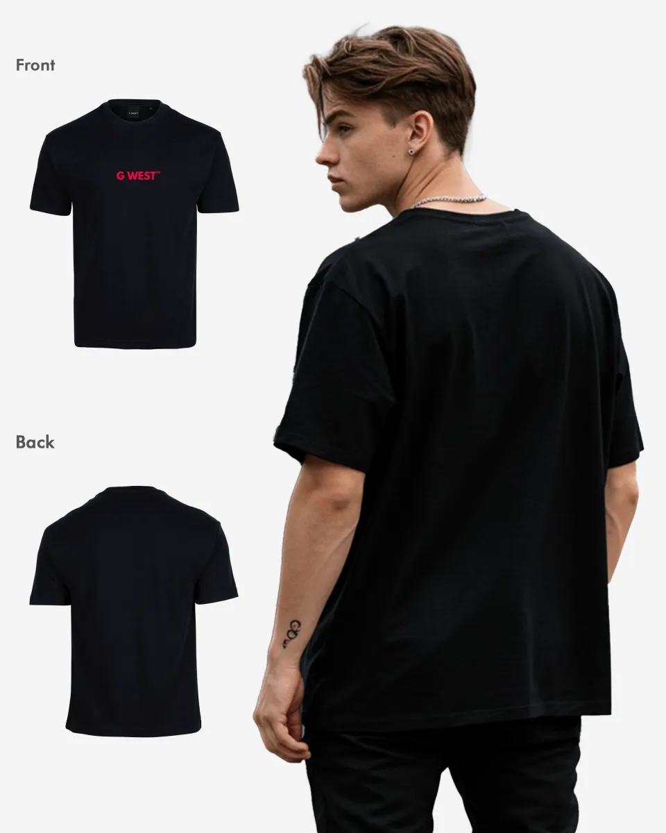 G West Heavyweight Logo Wear Oversized T-Shirt