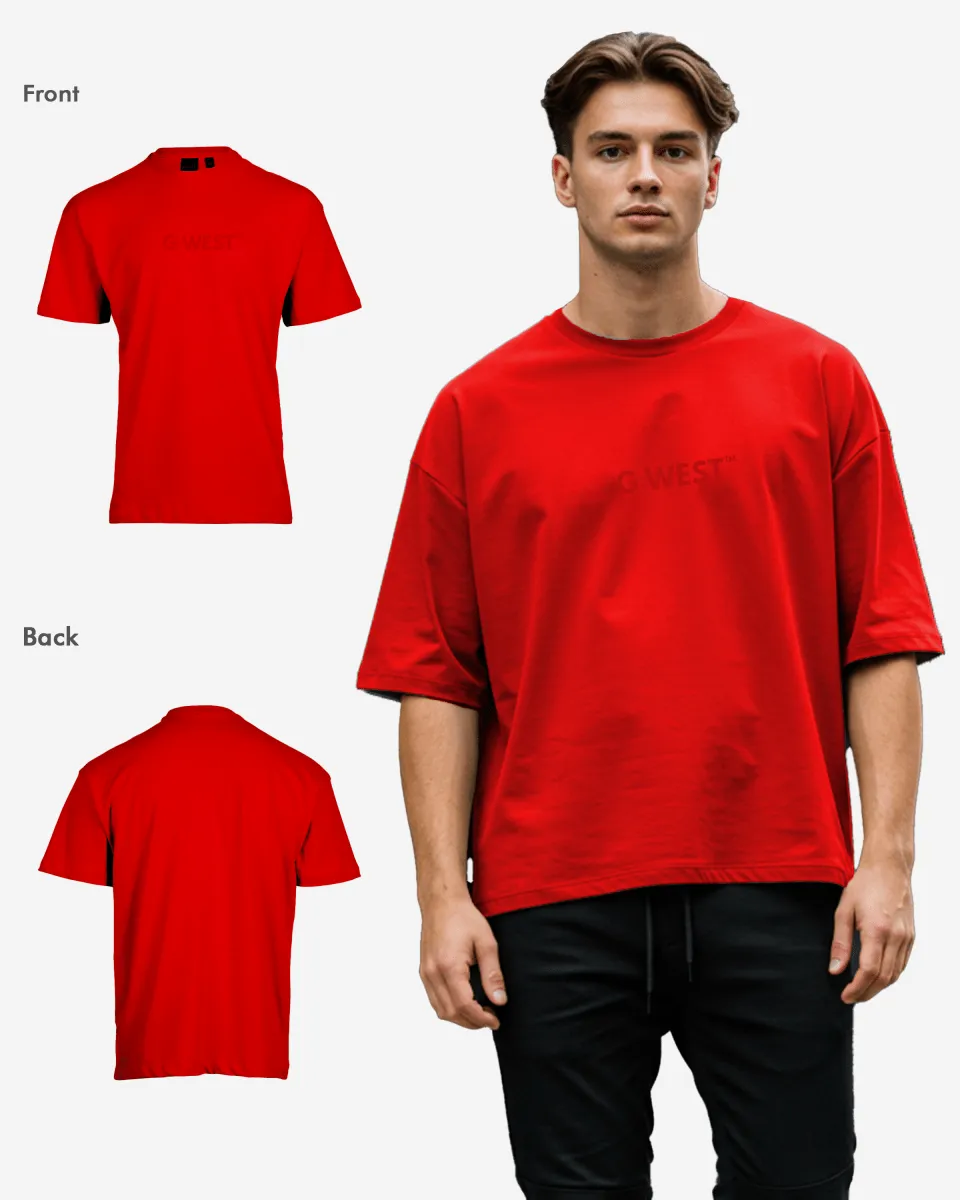 G West Heavyweight Logo Wear Oversized T-Shirt