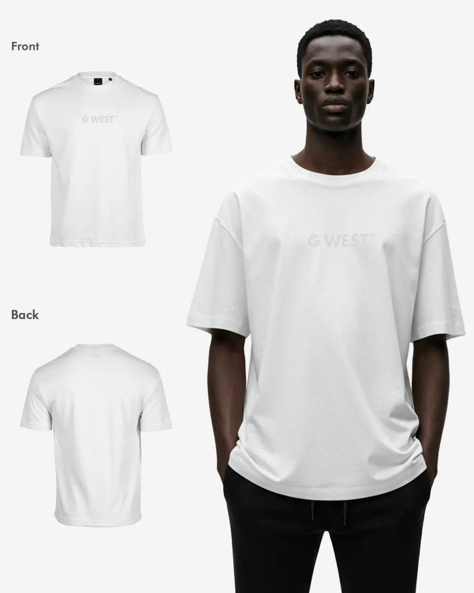 G West Heavyweight Logo Wear Oversized T-Shirt