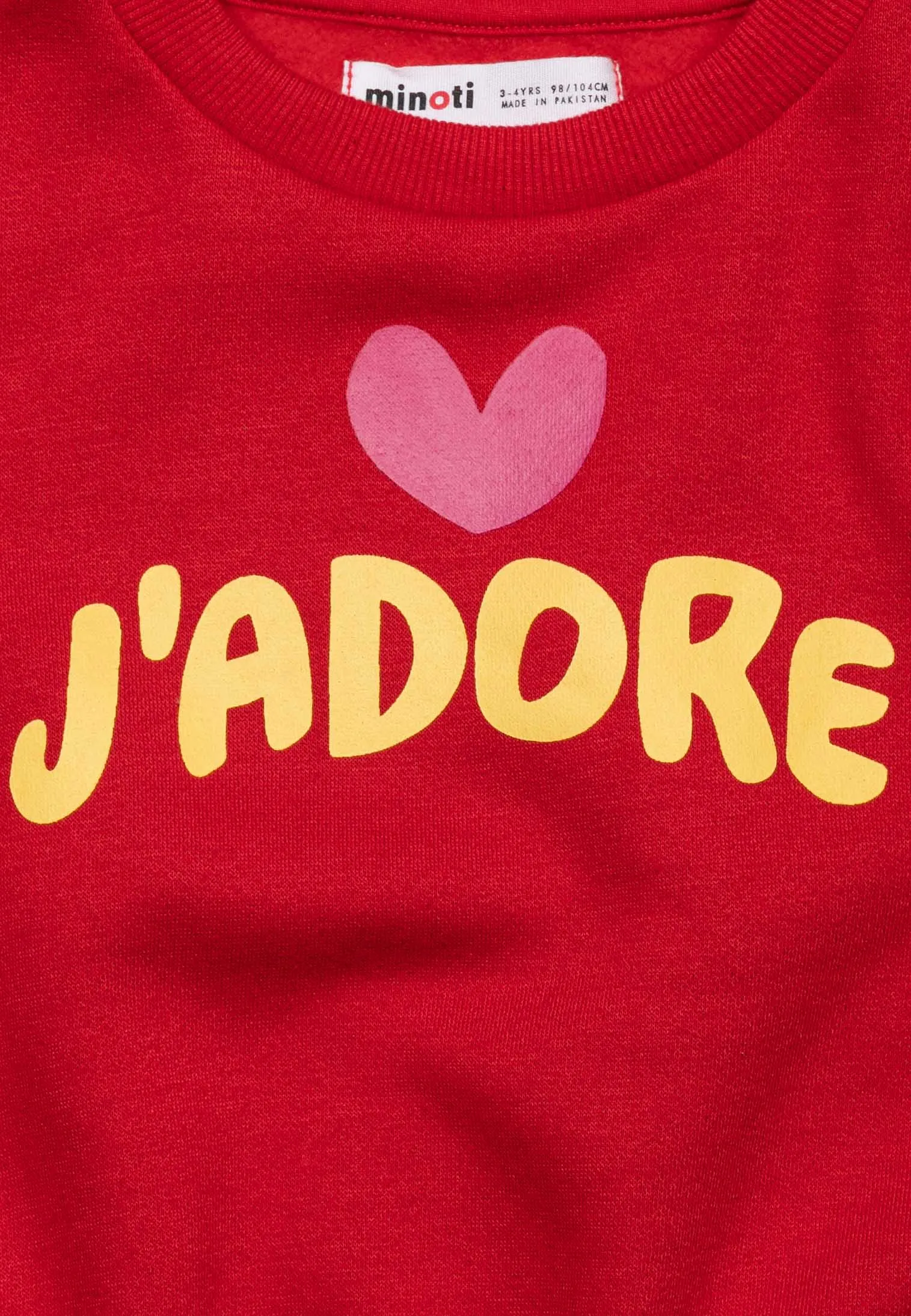 Girls Red J'ADORE Fleece Sweatshirt