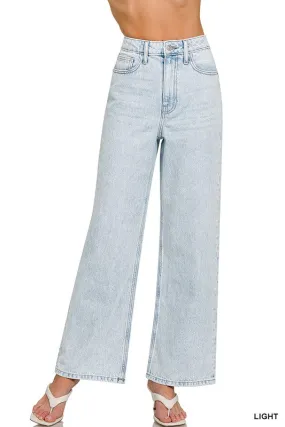 Hight Waist Straight Leg Jeans