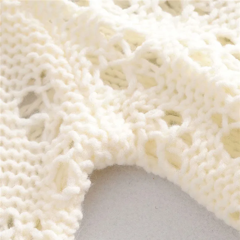 HOLLOW OUT KNITTED SWEATER