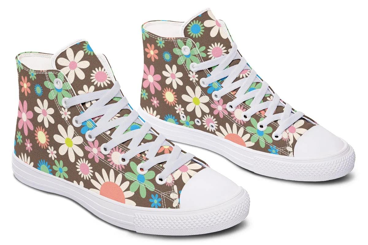 Judy's Flowers High Tops