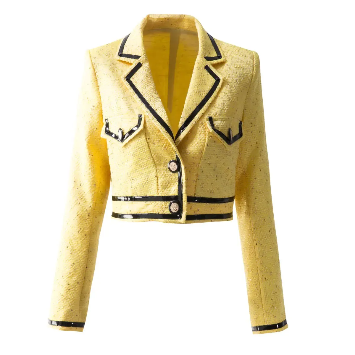 LML Street Style Women's Short Solid Color Blazer
