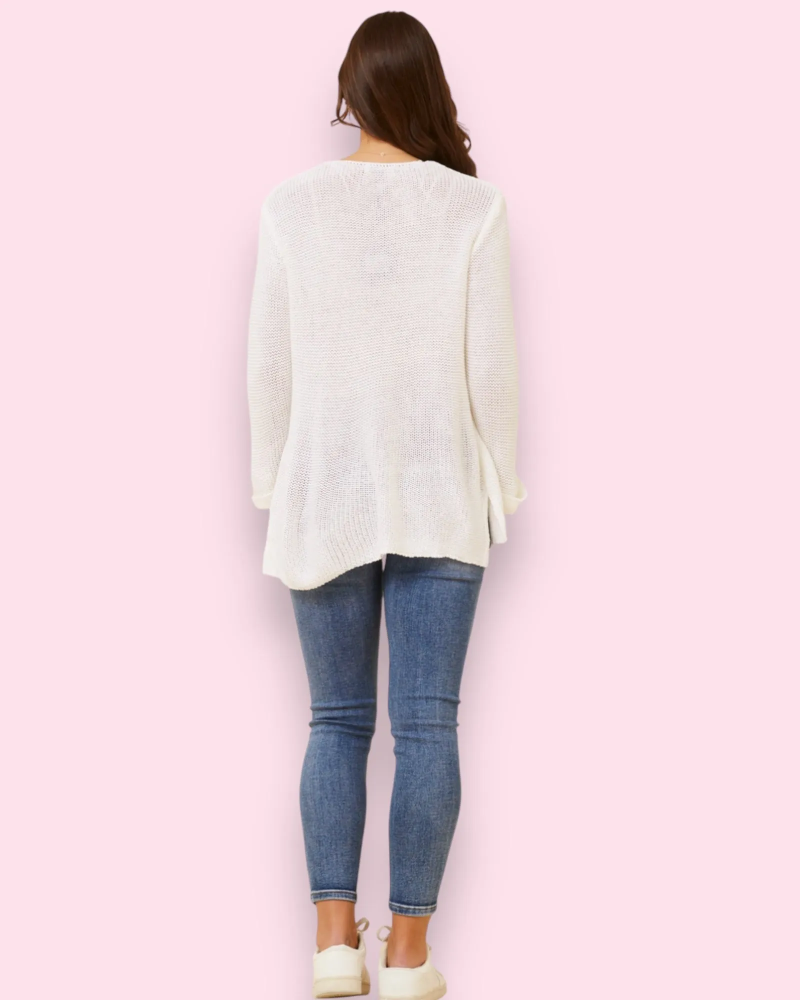 Maddie Knit - White