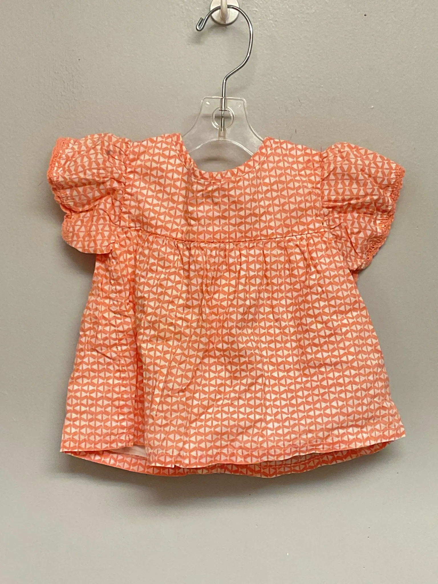 Oliver & Rain Size 6 Orange Fish Cotton Infant Girls Blouses & Tunics