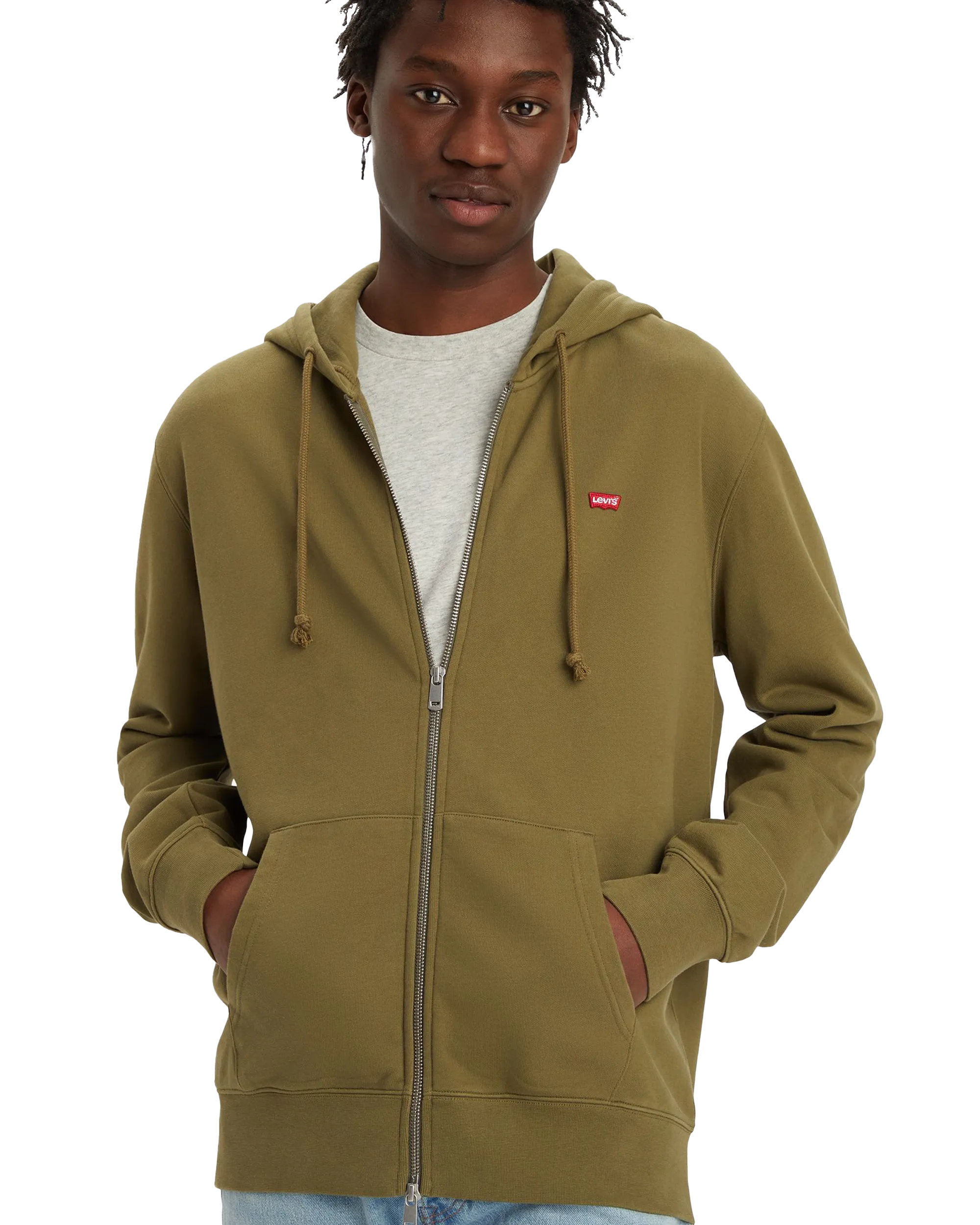 Original Zip Hoodie in Burnt Olive
