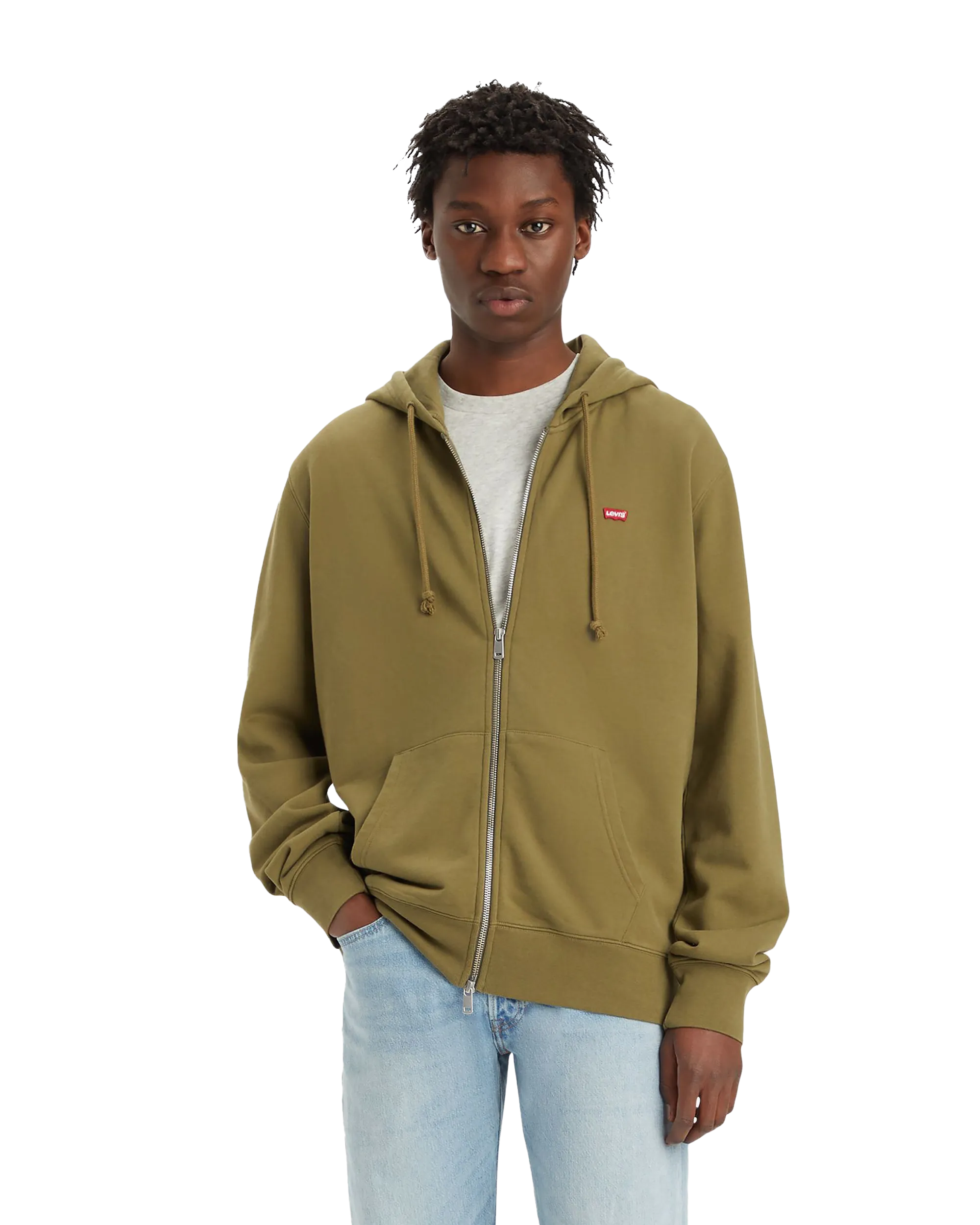 Original Zip Hoodie in Burnt Olive
