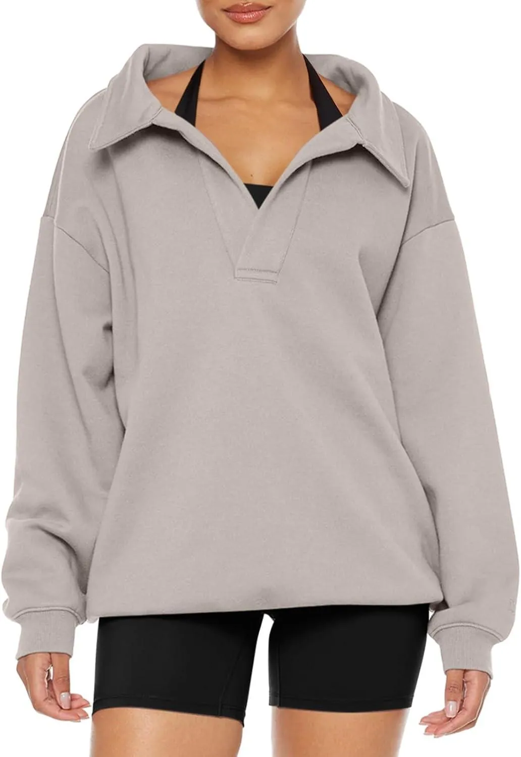 Oversized Sweatshirts Pullover Tops Fall Trendy Clothes