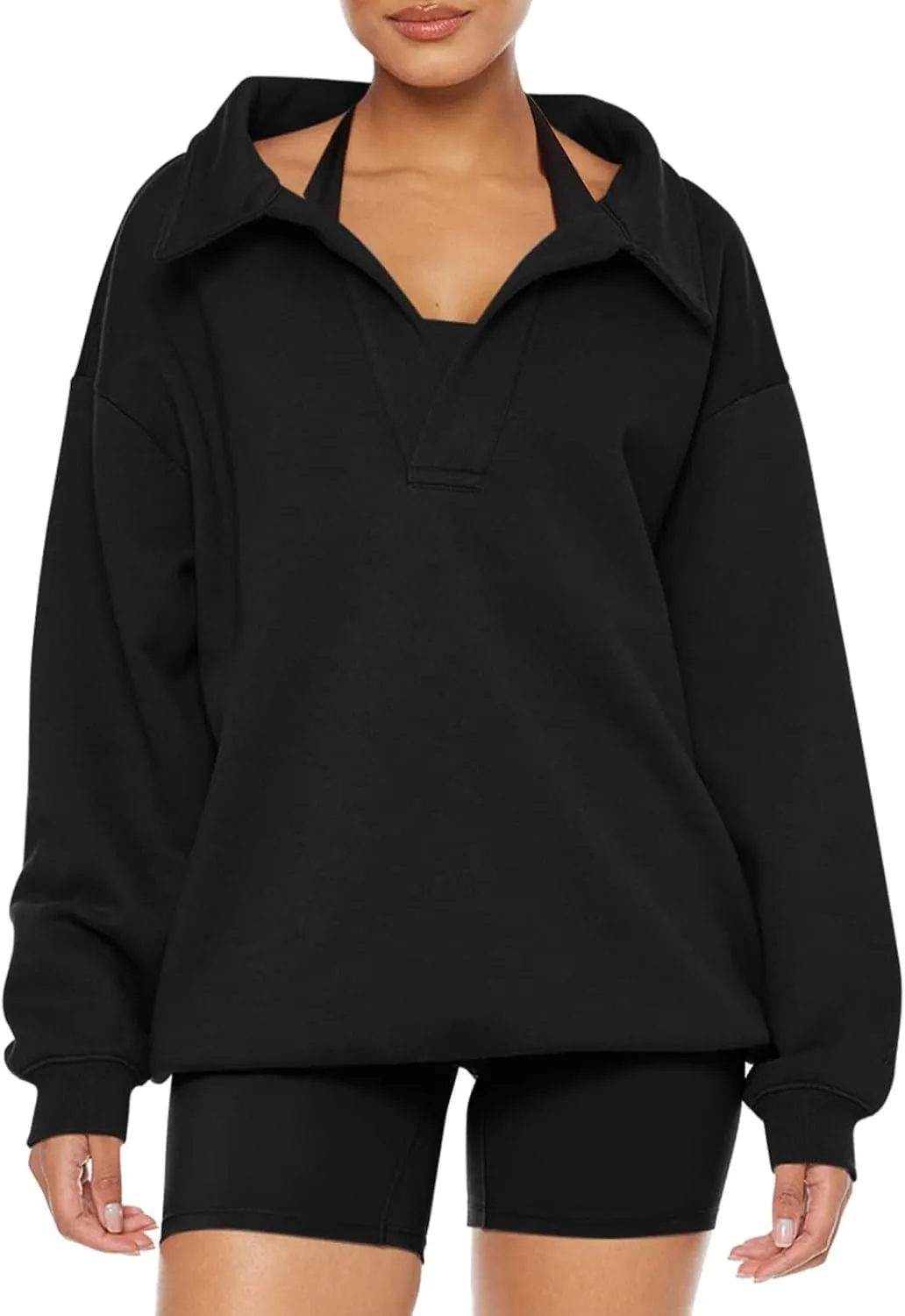 Oversized Sweatshirts Pullover Tops Fall Trendy Clothes