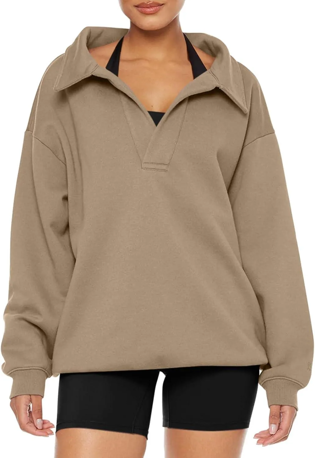 Oversized Sweatshirts Pullover Tops Fall Trendy Clothes
