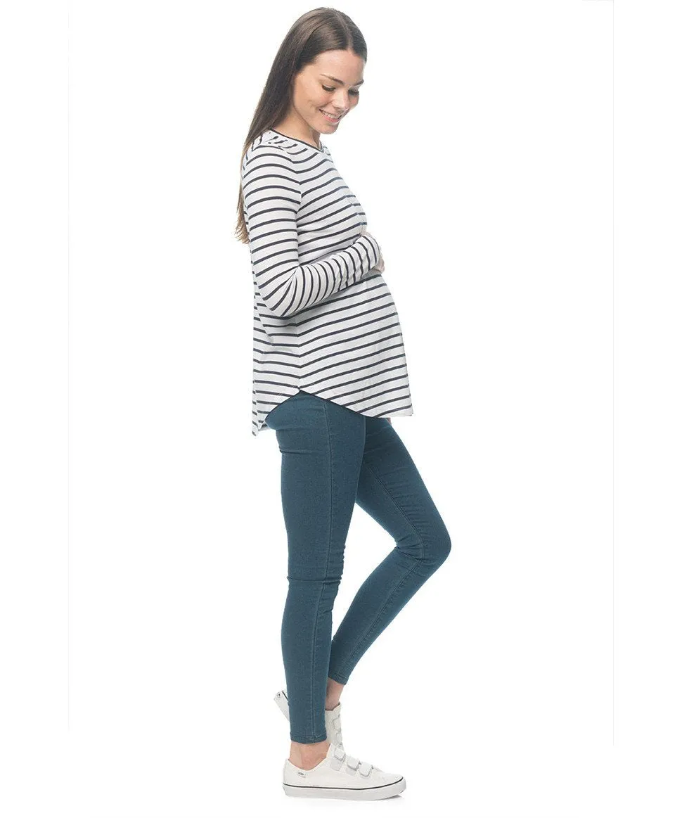 Rockabye Long Sleeve Maternity Tee
