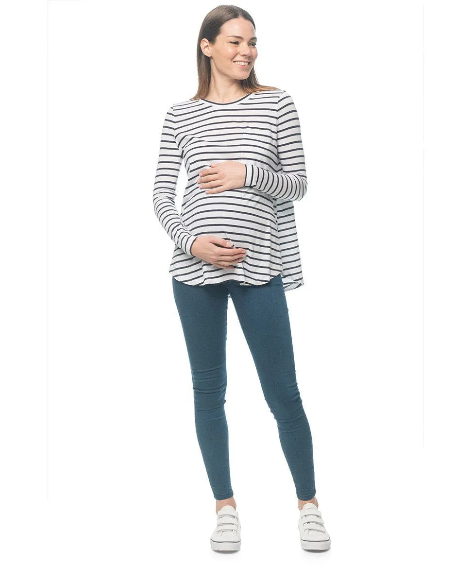Rockabye Long Sleeve Maternity Tee