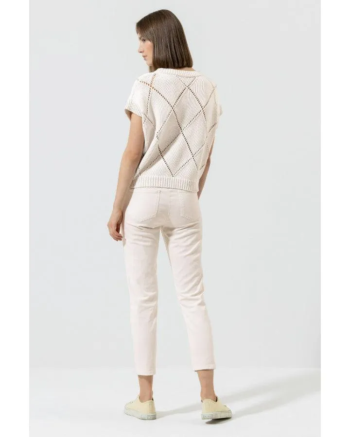 Straight Leg Denim Jeans