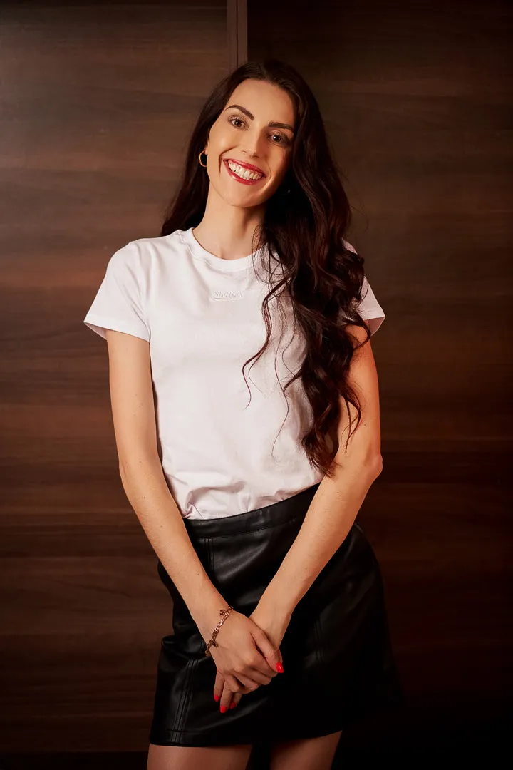 The Mícke Tee in White
