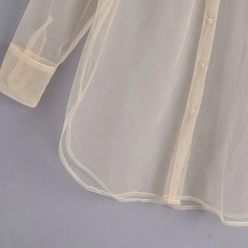 TRANSPARENT BLOUSE