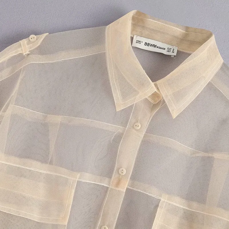 TRANSPARENT BLOUSE