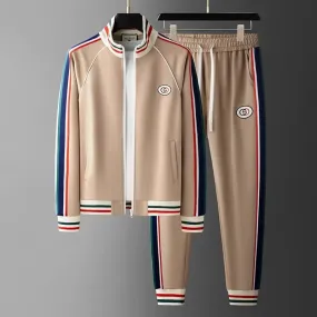 Vera | Striped Full-Zip Track Set for Men