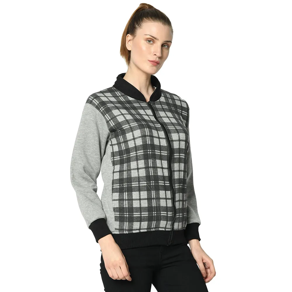 Vimal Jonney Grey Sweatshirt For Women