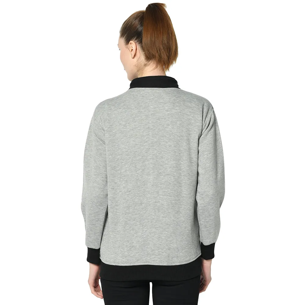 Vimal Jonney Grey Sweatshirt For Women