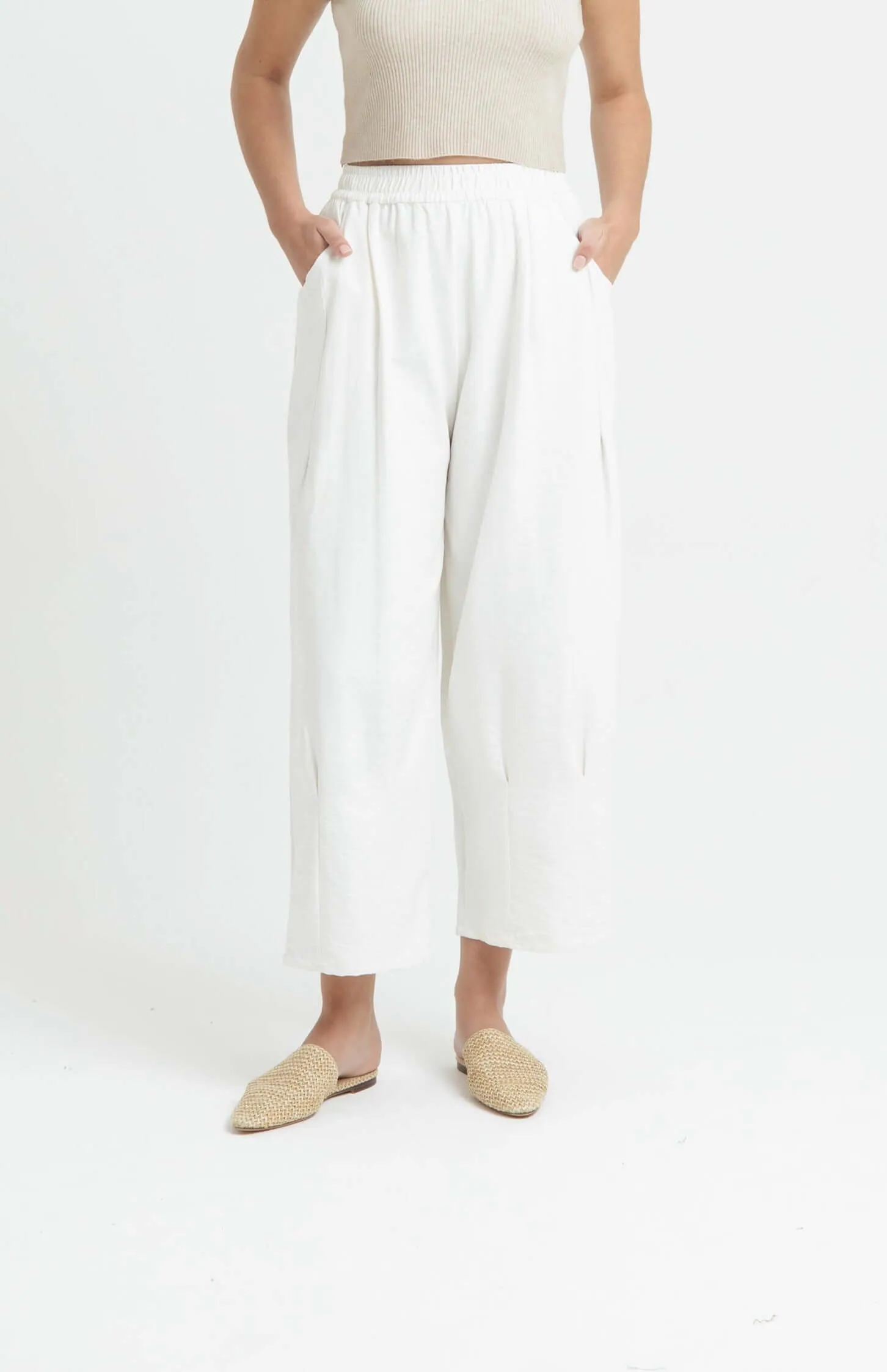 White That Comfy Relaxed Pants